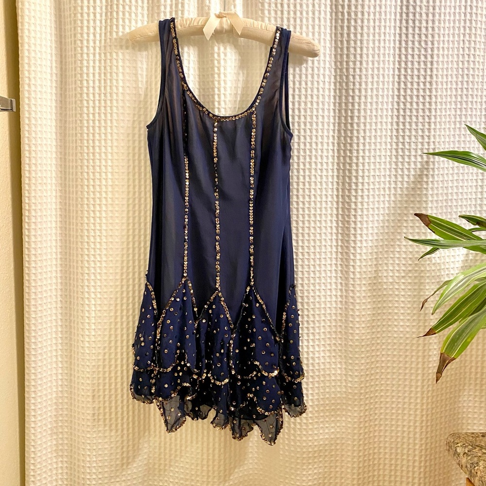 Ark & Co Sequin Flapper Dress